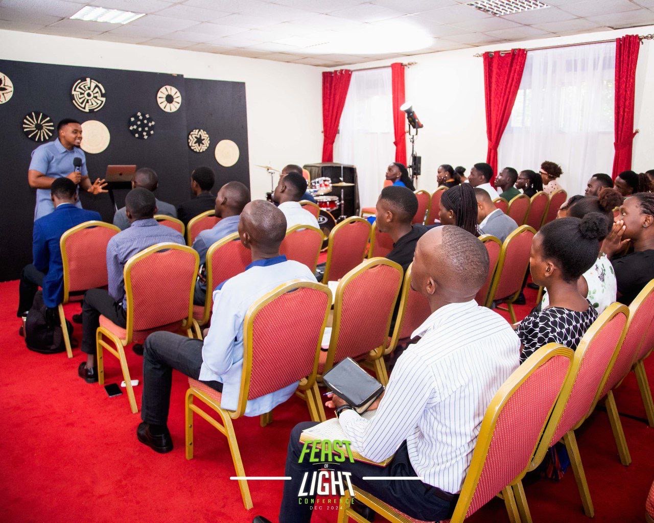 Congregation gathered at Feast of Light Conference
